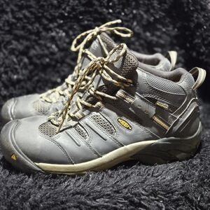 KEEN Utility Men's Lansing Mid Waterproof Steel Toe Sz 10.5 D EUC